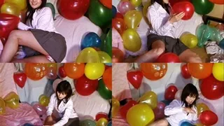 It's A BED FULL OF BALLOONS With A Mistress Lying On It! - YUD-012 - Part 1