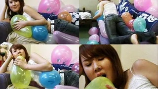 Horny Gal Becomes Seductive With Balloons! - YUD-014 - Part 3