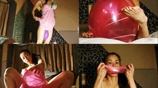 Naughty Japanese Mistress Is Horny Over Balloons - YUD-024