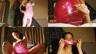 Naughty Japanese Mistress Is Horny Over Balloons - YUD-024 - Full version