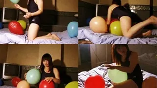 Young Woman Loves Being Surrounded With Balloons - YUD-026