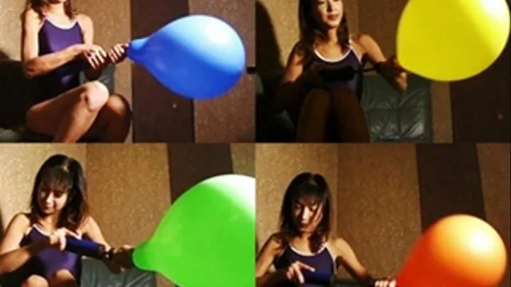 Inflating Balloons & Popping It Using Heels! - YUD-037 - Part 2 (Faster Download)