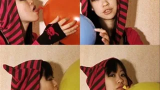 Seductive Balloon Blowing & Licking - YUD-050 - Part 5 (Faster Download)