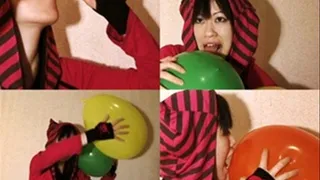 Seductive Balloon Blowing & Licking - YUD-050 - Part 4 (Faster Download)