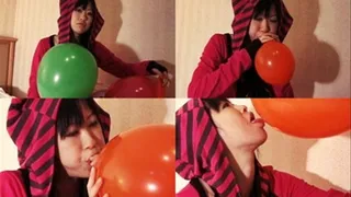 Seductive Balloon Blowing & Licking - YUD-050 - Part 1