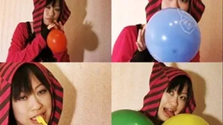 Seductive Balloon Blowing & Licking - YUD-050