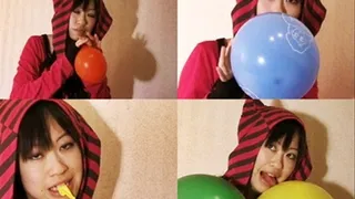 Seductive Balloon Blowing & Licking - YUD-050 - Full version