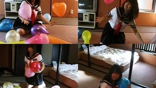 Schoolgirl Balloon Play - YUD-006 - Part 2