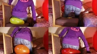 Naughty Girl's Balloon Popping Day! - YUD-045 - Part 2 (Faster Download)