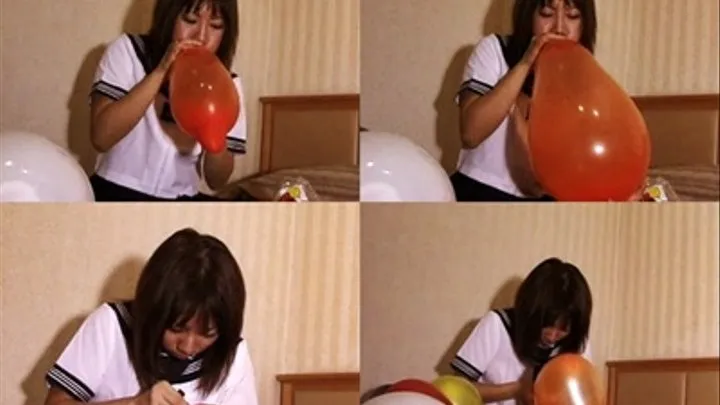 Schoolgirl's Balloon Blowing Homework! - YUD-047 - Part 3