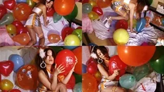 Lying Down On A Bed Of Balloons! - YUD-013