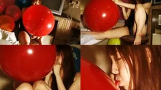 Blowing Her BIGGEST Balloons Yet - YUD-019 - Part 3 (Faster Download)