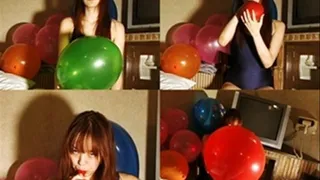 Blowing Her BIGGEST Balloons Yet - YUD-019 - Part 2 (Faster Download)