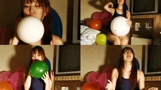 Blowing Her BIGGEST Balloons Yet - YUD-019 - Part 1