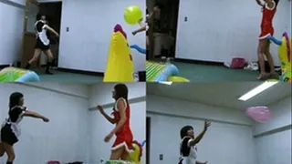 Mrs Claus And Her Helper Play Their Colorful Balloons! - YUD-016 - Part 4 (Faster Download)