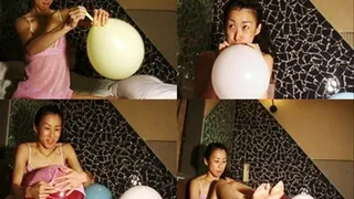 Naughty Japanese Mistress' Body Balloon Stuffing! - YUD-024 - Full version