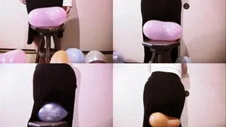 BALLOON POPPING UNDER THE MISTRESS' BUTT! - YUD-042 - Full version