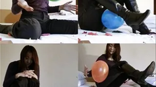 Sitting On Balloons For Fun! - YUD-057 - Part 1 (Faster Download)