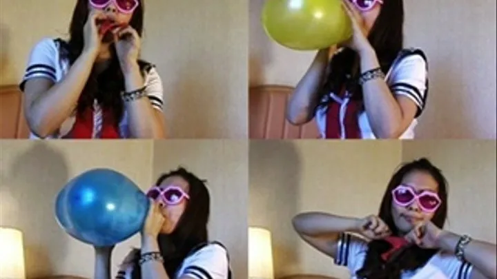 Schoolgirl's Balloon Blowing Assignment After Class - YUD-062 - Part 2 (Faster Download)