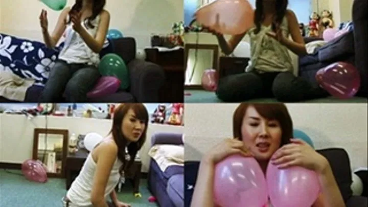 Balloon Popping Session With A Pretty Lady - YUD-014