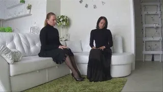 Virtuous woman have meeting with sexy client lJe