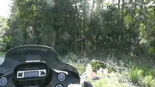 A RIDE ON MY SONS MOTORCYCLE!