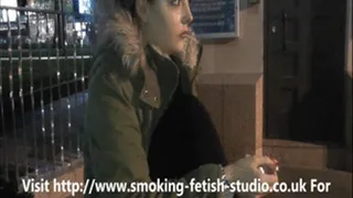 Seductive Smoking! Sammy demolishing Strong Cigarettes, Including Interview Sequence.