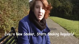 NEW Smoker! From 1st Cigarette to Everyday Smoker. Evie Starts Smoking Regularly...