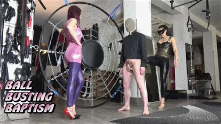 MISTRESS GAIA - BALLBUSTING BAPTISM