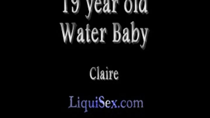 Claire's sexxy FIRST undrwater SOLO Masterbation shoot....DONT MISS this EXCLUSIVE UNDERWATER FOOTAGE