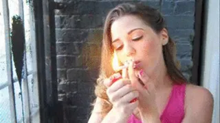 CLaire's HOT los Angeles Smoking and Peddle Pumping Fun part 2 HOT ACTION