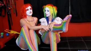 Lesbian Clowns in Pantyhose
