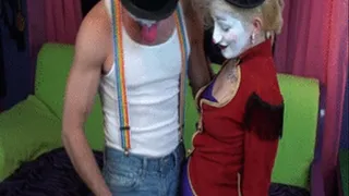 Ringleader butt fucks Hobo Clown