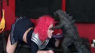 School Girl Fucks Godzilla