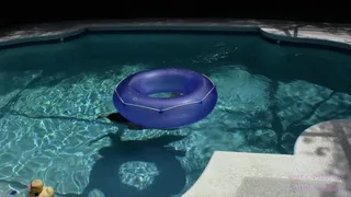 Stuck in Pool inflatable