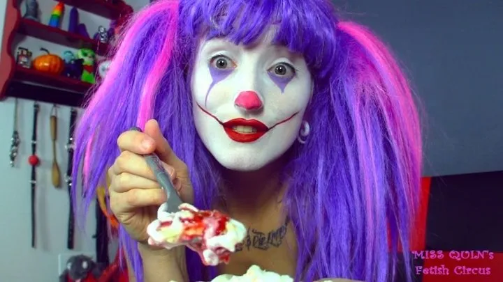 Clown Stuffs You with Pie