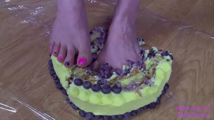 ASMR Barefoot Cake Squash