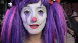 Clown Girl Eats Chips