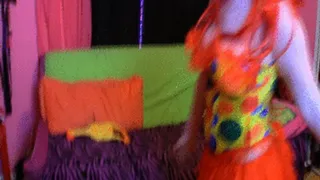 Clown tickles Naked Man