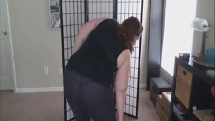 BBW yoga pants humiliation