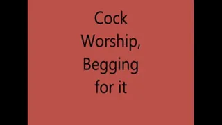 Cock worship and begging for cum ( Apple or Media Devices)