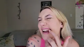 Blondii's first mouth tour and pop rocks ASMR