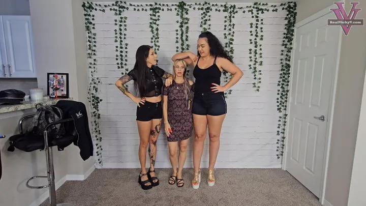 Height humiliation for Vicky