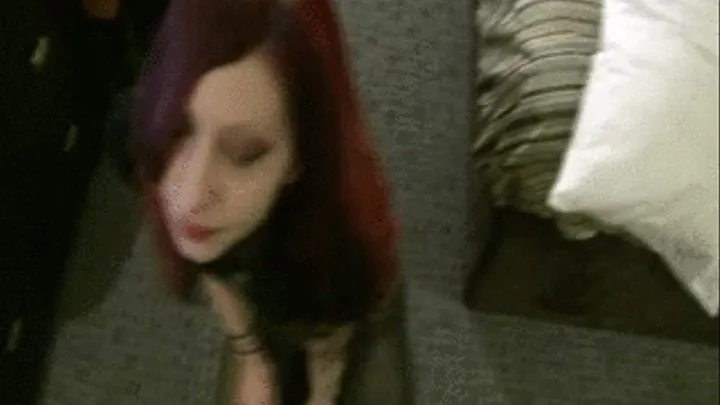 Emo girl sucks step Dads cock good