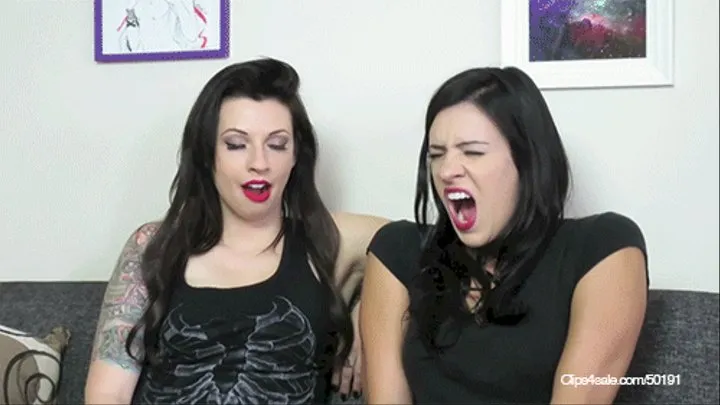 Mistresses Justine Cross and Lynn Pops Cannot Stop Yawning!