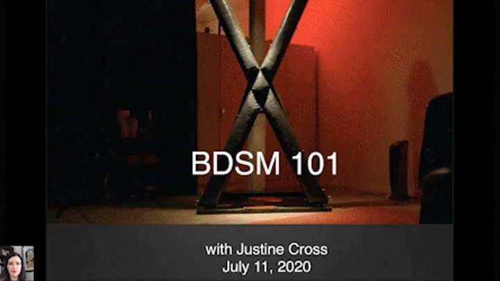 BDSM For The Beginners - Mistress Justine Cross