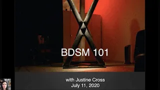 BDSM For The Beginners - Mistress Justine Cross