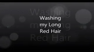 Washing My Long Red Hair