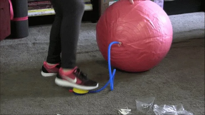 Inflating My Exercise Ball