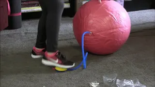 Inflating My Exercise Ball